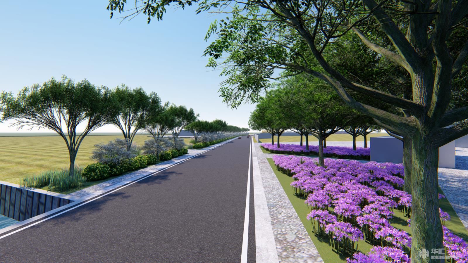上虞区东关街道五长线美丽公路建设项目-景观提升改造工