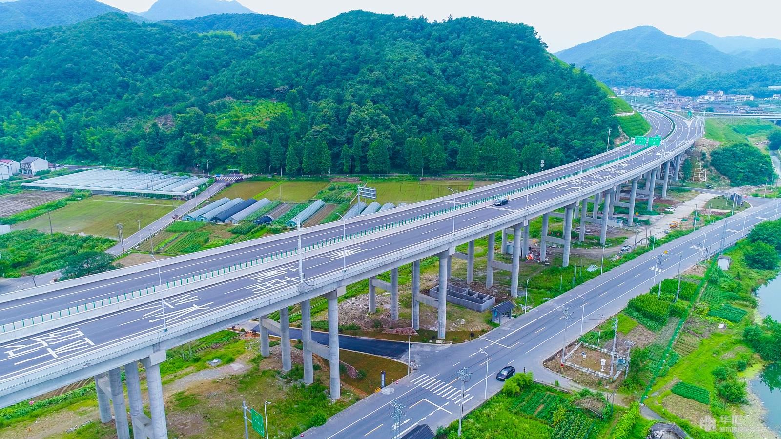 杭绍台高速公路绍兴段图片