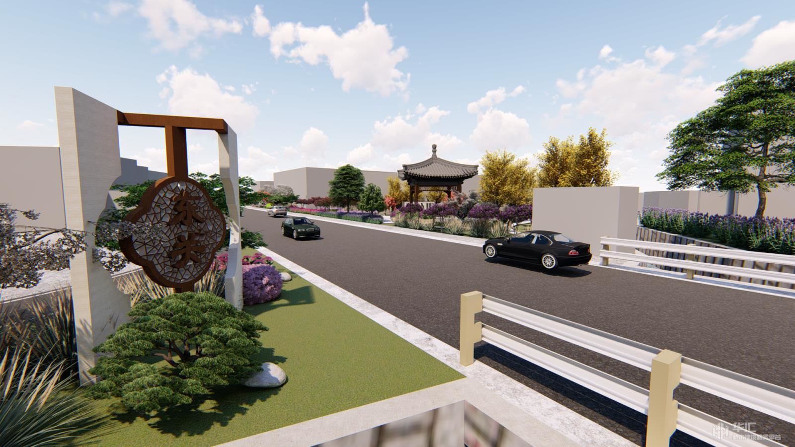 上虞区东关街道五长线美丽公路建设项目-景观提升改造工