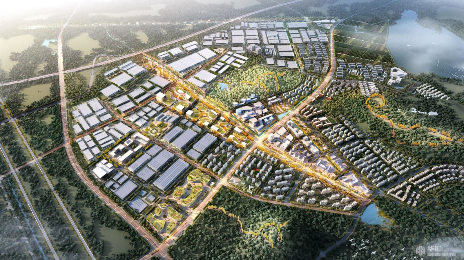 东屏街道产业园城市设计 - 业绩 - 华汇城市建设服务平台