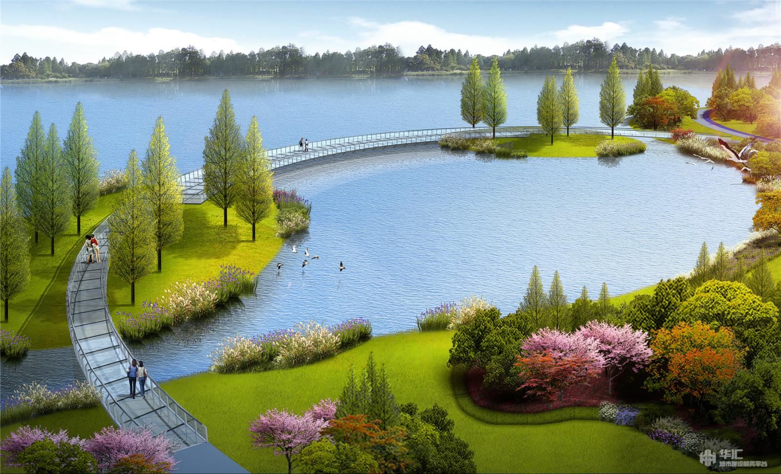 水塘景观改造设计图片